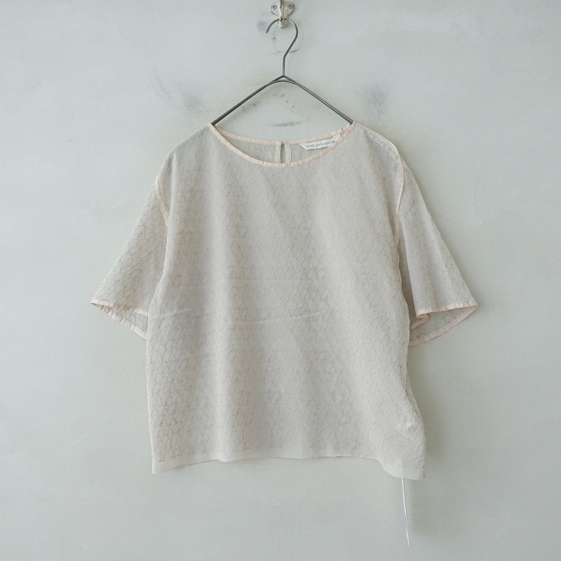 定価4.1万】ミナペルホネン mina perhonen lintu 刺しゅうシフォン