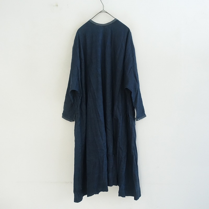5.9ۥڡ S/P STASTNY PRODUKT INDIGO LINEN HAORI  FREE (jk27-2510-9)10K52