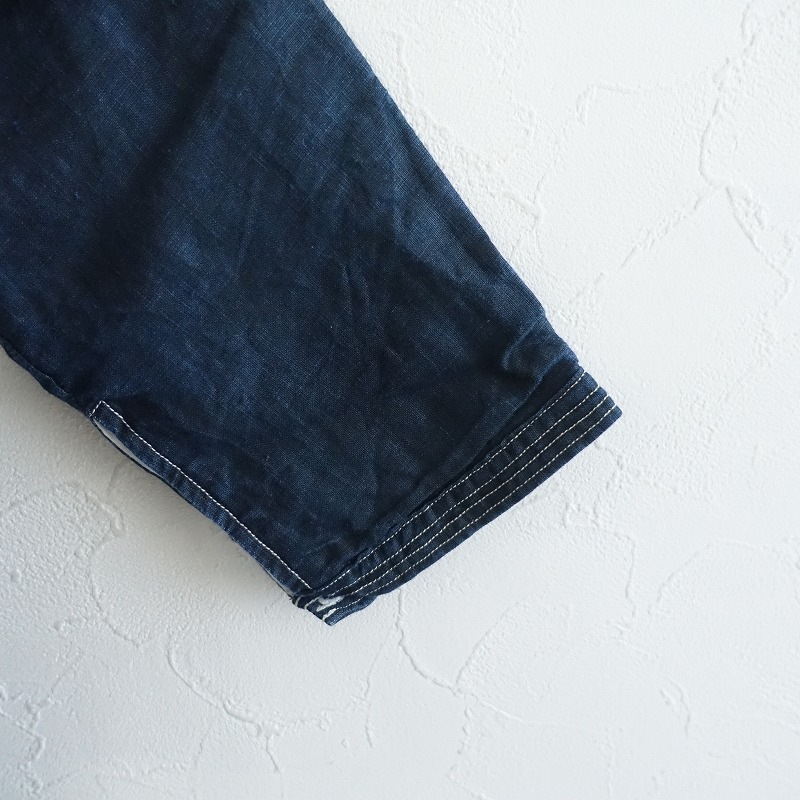 5.9ۥڡ S/P STASTNY PRODUKT INDIGO LINEN HAORI  FREE (jk27-2510-9)10K52