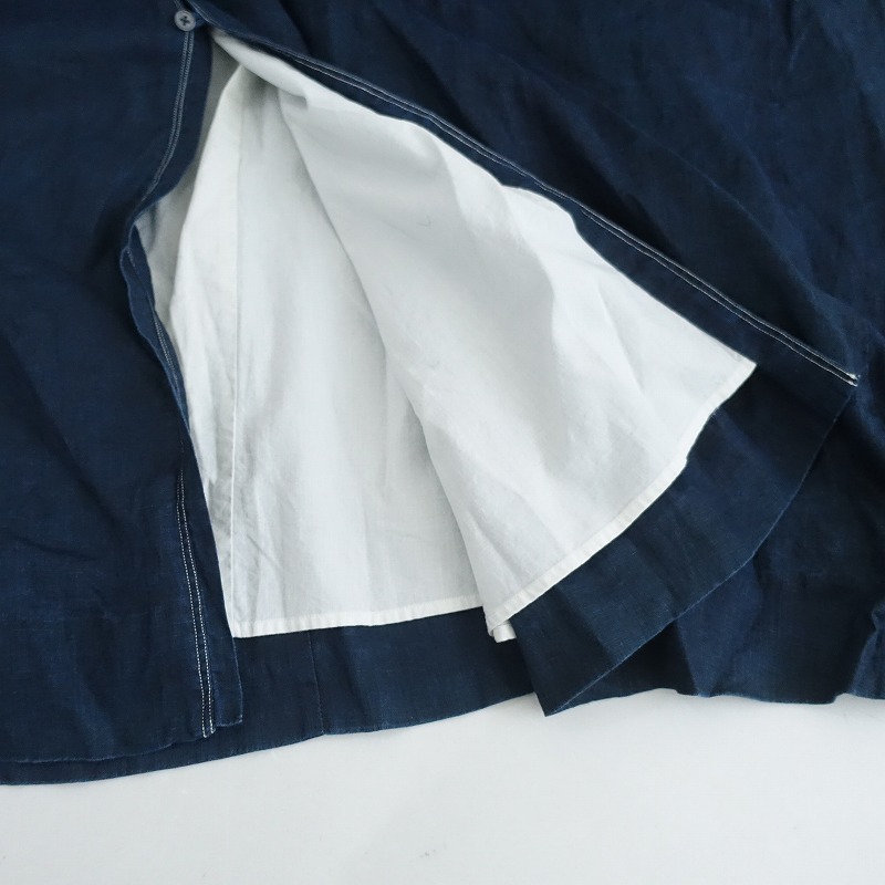 5.9ۥڡ S/P STASTNY PRODUKT INDIGO LINEN HAORI  FREE (jk27-2510-9)10K52