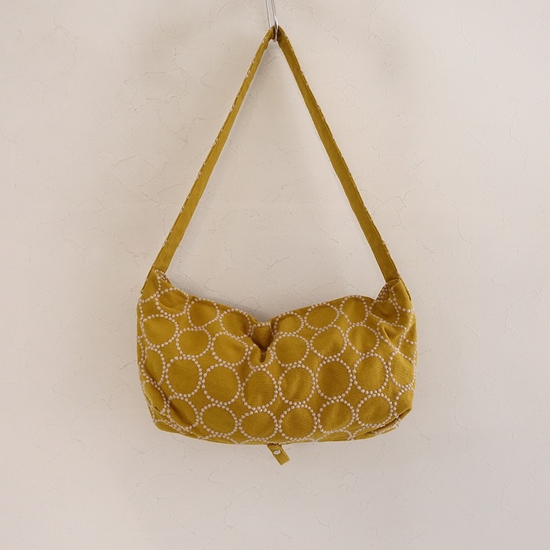 ⚮̈ミナペルホネン　tambourine yellow ヌッピバッグ 美品/定価2.3万】ミナペルホネン mina perhonen tambourine ショルダー