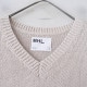 �ޡ�����åȥϥ����� MHL. COARSE COTTON LINEN V�ͥå��˥åȥ٥���  2 (2-2605-383)��12F62��