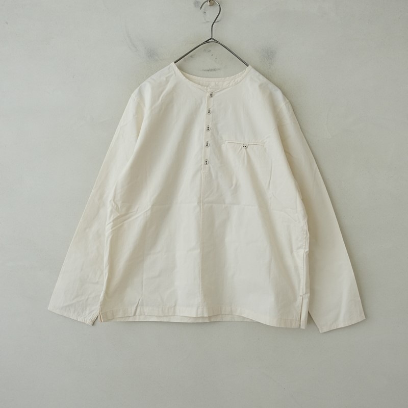��2024/����/���2.3���ۥ��ȥꥨ�ʥ륻 atelier naruse Cotton henry neck Shirt �����  F (j1-2606-69)��30G62��