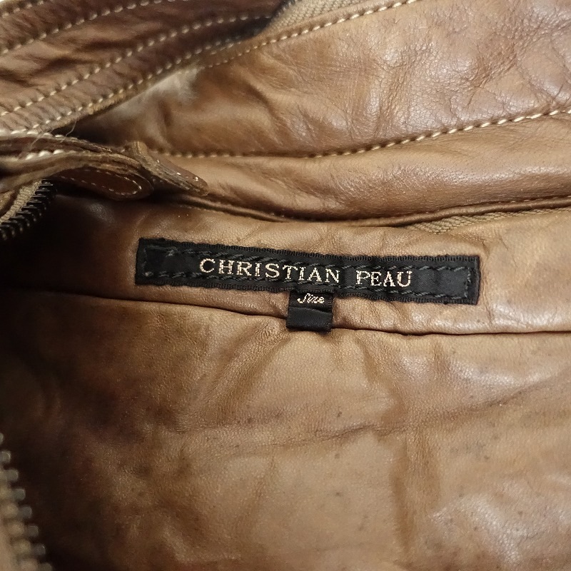 ���ꥹ�����ݡ� CHRISTIAN PEAU �쥶�����������Хå�   (ba84-2506-49)��31G52��
