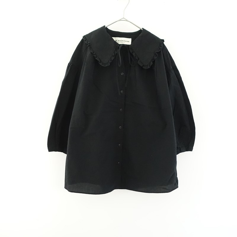 ��̤������/���2.9���ۥ��󥾡��� THE SHINZONE COTTON FRILLS BLOUSE ���åȥ�ե��֥饦��  FO (1-2604-8)��20E62��