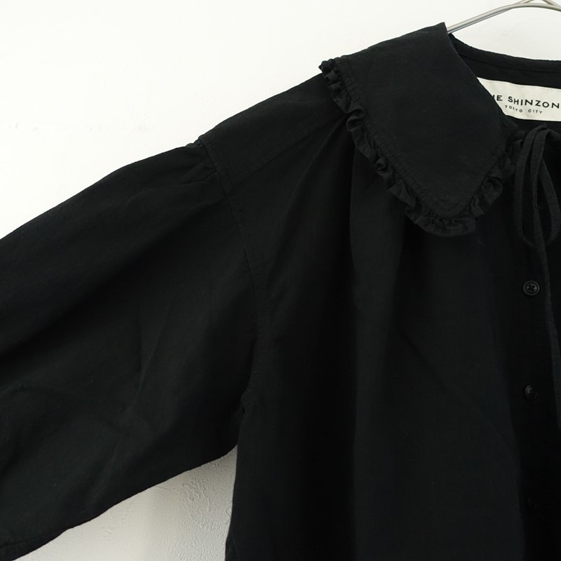 ��̤������/���2.9���ۥ��󥾡��� THE SHINZONE COTTON FRILLS BLOUSE ���åȥ�ե��֥饦��  FO (1-2604-8)��20E62��
