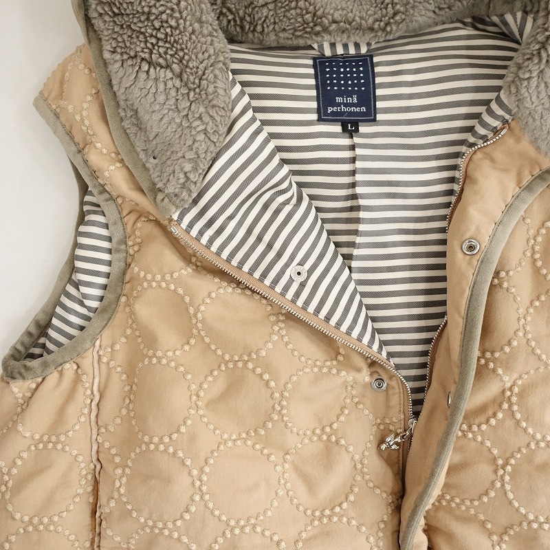 �ڥ�󥺡ۥߥʥڥ�ۥͥ� mina perhonen tambourine����֥������꡼�ա��ǥ�������٥���  L (jk2-2411-223)��51L42��