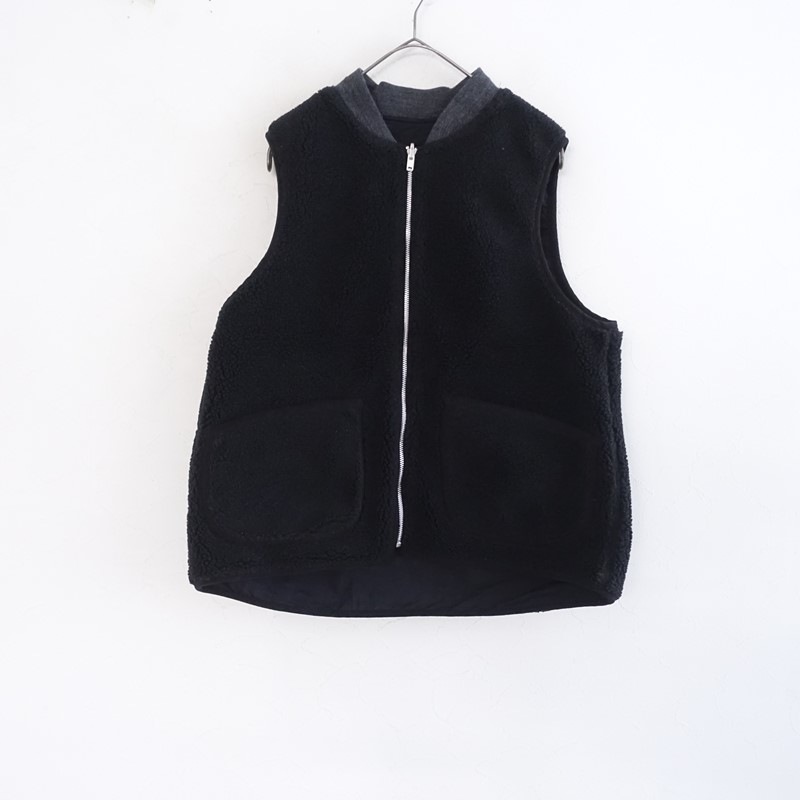 ナチュラルランドリー NATURAL LAUNDRY ボアリバーシブルベスト 2