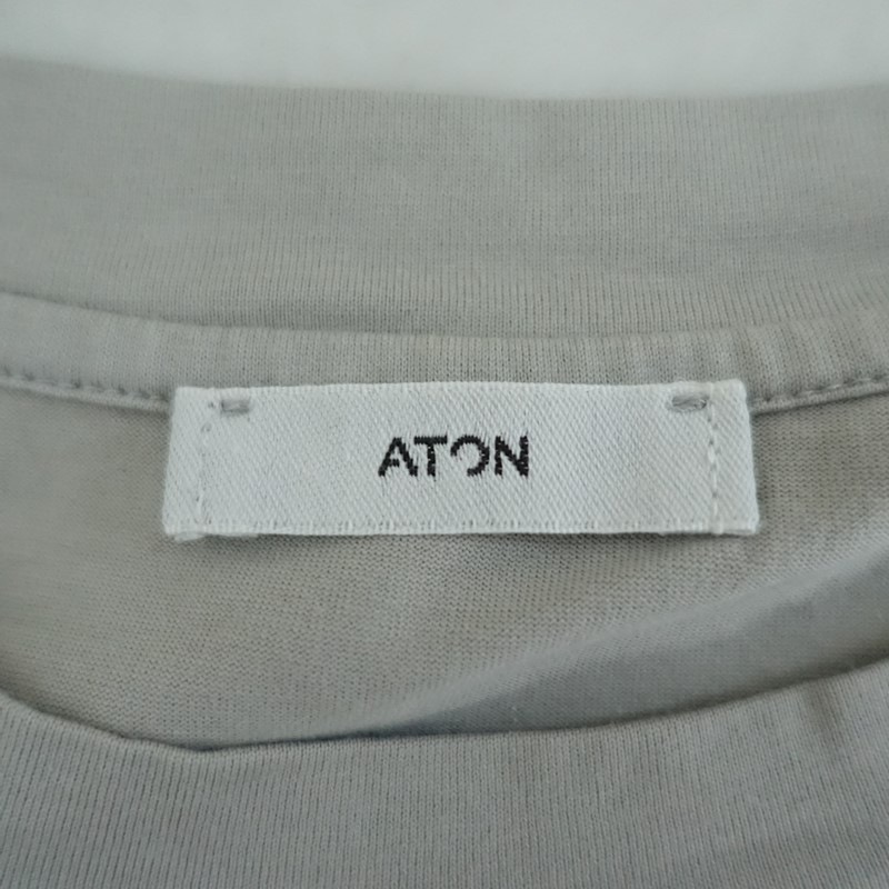 �����1.3���ۥ����ȥ� ATON SUVIN 60/2 OVERSIZED T-SHIRT ���åȥ�T�����  02 (25-2606-196)��80G62��