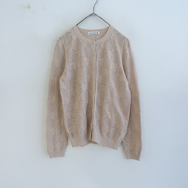 ミナペルホネン new jouneyカーディガン未使用品 ミナペルホネン new journey カーディガン navy | Lin total fashion