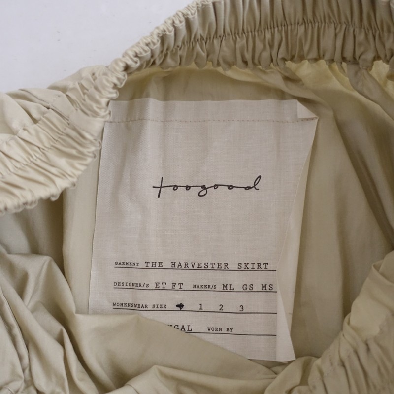 ������/���9.3���ۥȥ������å� Toogood THE HARVESTER SKIRT ���㥶����������  0 (sk25-2605-6)��20F62��