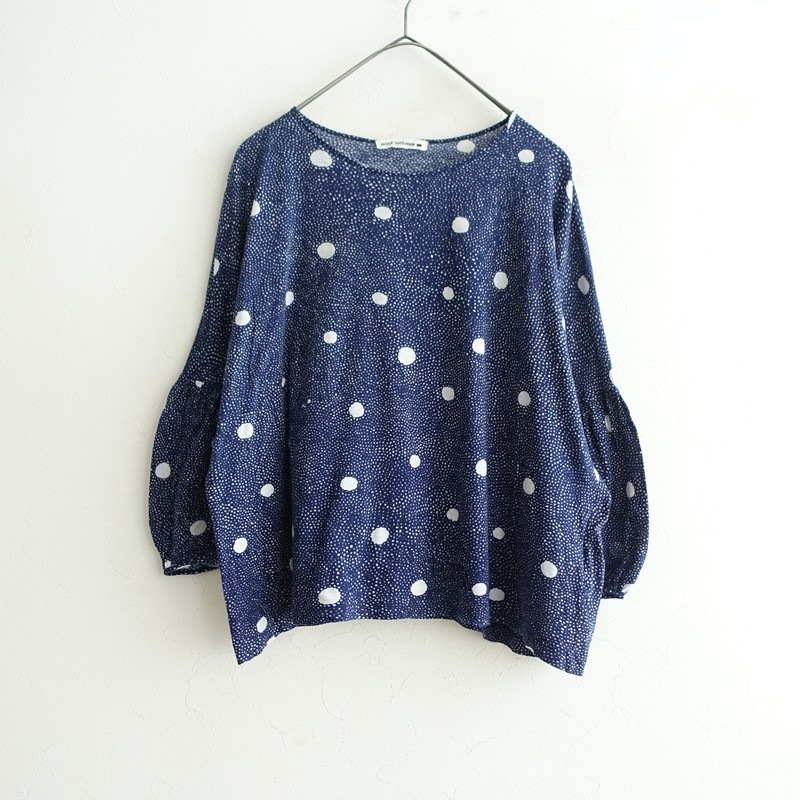 定価1.9万】ミナペルホネン mina perhonen skum プリントカットソー 38