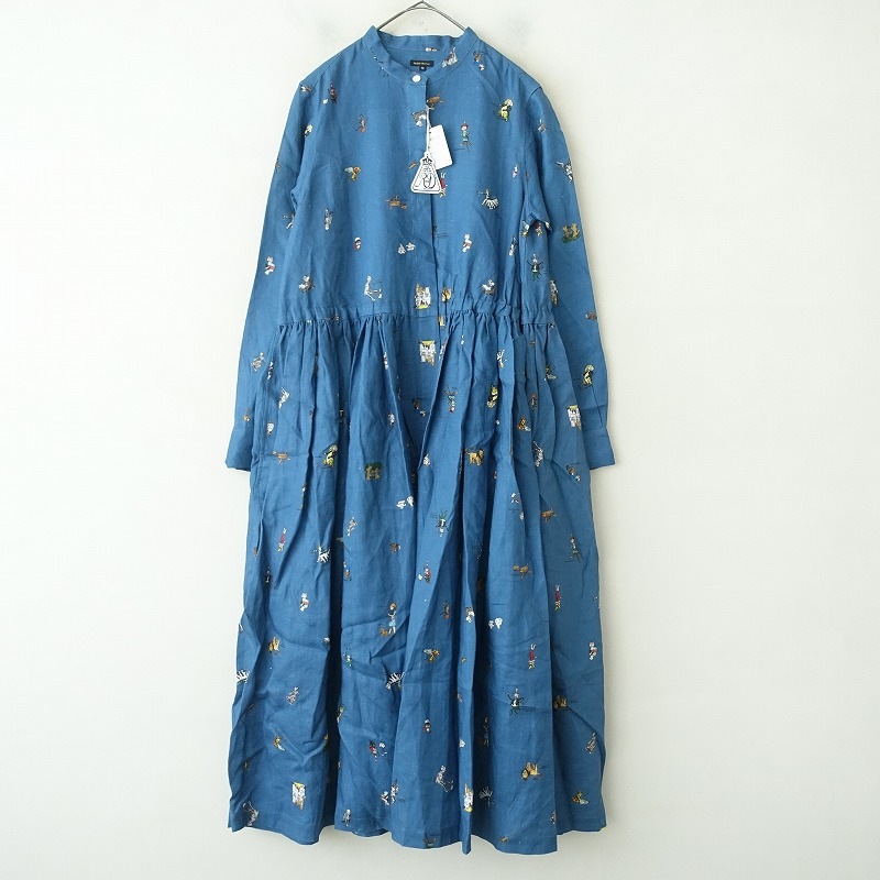̤/7.5ۥɥޥ󥺥ơ顼 R&D.M.Co- Linen Front open dress ͥԡ  M (j1-2509-2)92I52
