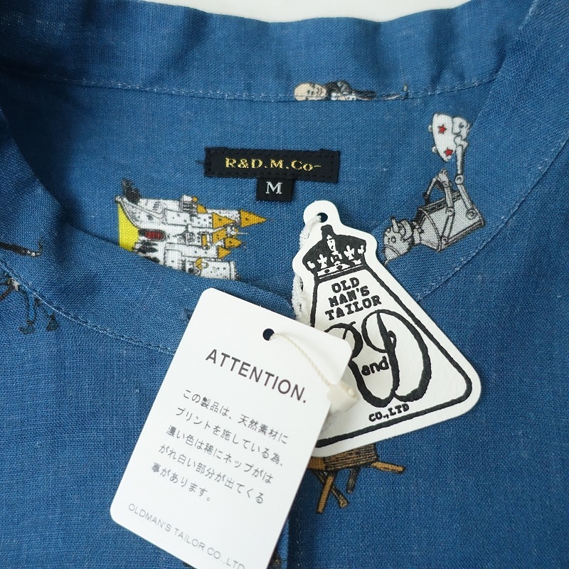 ̤/7.5ۥɥޥ󥺥ơ顼 R&D.M.Co- Linen Front open dress ͥԡ  M (j1-2509-2)92I52