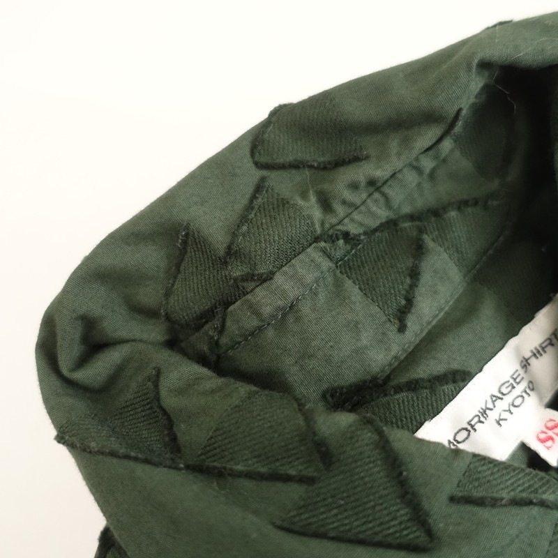 ��ꥫ������� MORIKAGE SHIRT KYOTO ���åȥ��㥬���ɻɽ����åȥ󥷥�ĥ��ԡ���  SS (33-2512-806)��10B62��