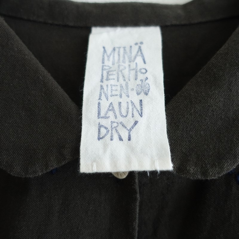 �ߥʥڥ�ۥͥ���ɥ꡼ mina perhonen laundry sunny spots EMB�ݶޥ����С��֥饦��  36 (2-2606-179)��80G62��