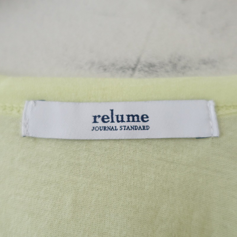 2025ۥ㡼ʥ륹 塼 JOURNAL STANDARD relume 롼ͥåT  F (33-2508-353)21I52