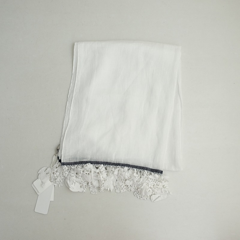 2024ss ミナペルホネン　フォレストパレード　リネンストール　Lサイズ 2024ss ミナペルホネン フォレストパレード リネンストール L