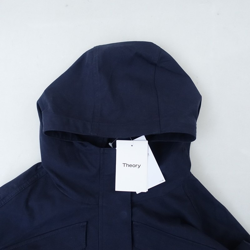 ������/���5.2���ۥ����꡼ theory Brushed Chino Windbreaker �ա����դ��ĥ��른�㥱�å�  S (jk25-2603-643)��72D62��