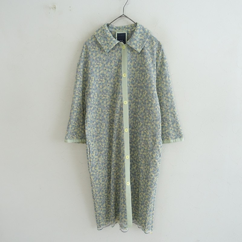 ミナペルホネン mina perhonen skyful 刺しゅうワンピース 38 (k1-2608