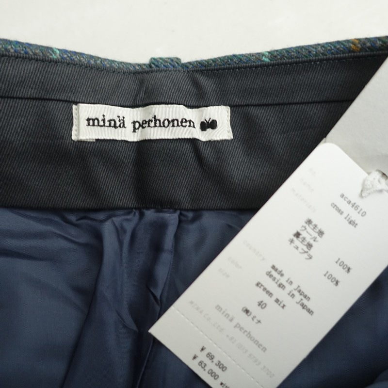 ��2024AW/̤������/���6.9���ۥߥʥڥ�ۥͥ� mina perhonen cross light �����å��ѥ��  40 (1-2606-277)��31G62��