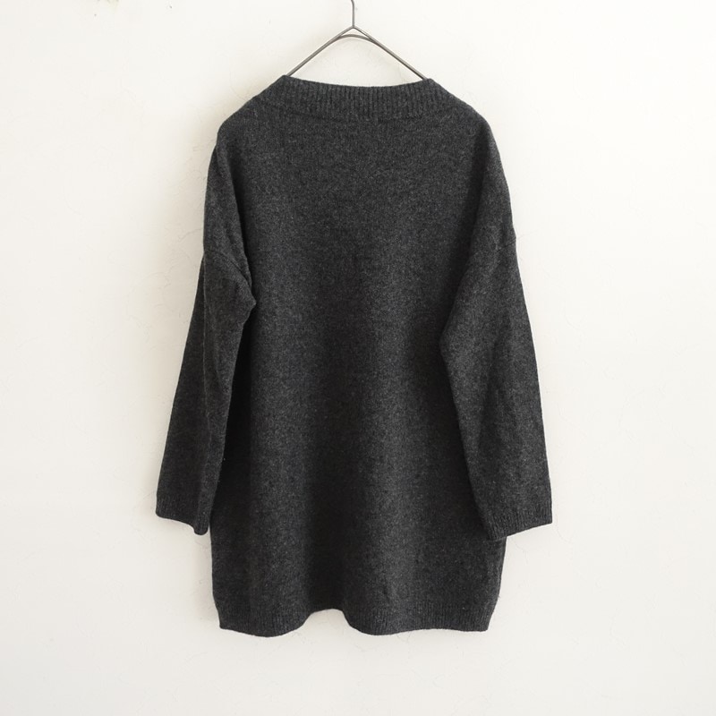 エヴァムエヴァ evam eva ウールカシミヤシルクニットプルオーバー (33