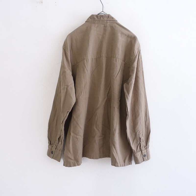 ������/���2.2���ۥϥ��������󥹥ȥ����� HARROW TOWN STORES PLAIN OVER DYE ONE-UP COLLAR SHIRT  44 (k1-2605-51)��03E62��