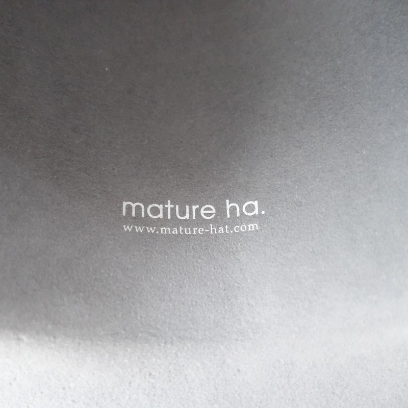 �����4.7���ۥޥ��奢���� mature ha. folding hat   (ha7-2601-203)��32B62��