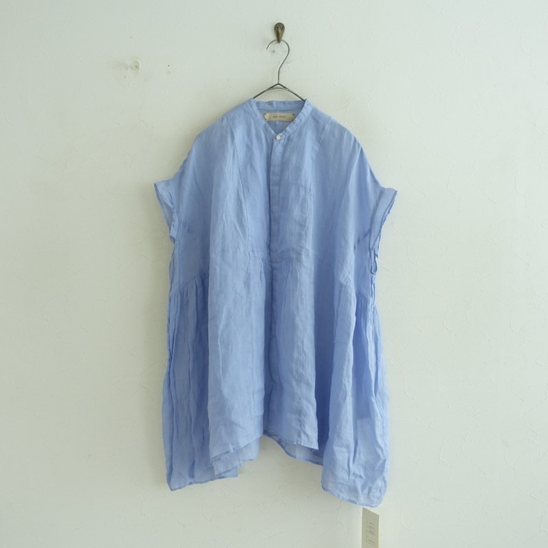 ��2025/����/���5���ۥ����������業 suzuki takayuki band-sleeve tunic ����˥å��֥饦��  - (1-2605-290)��91F62��