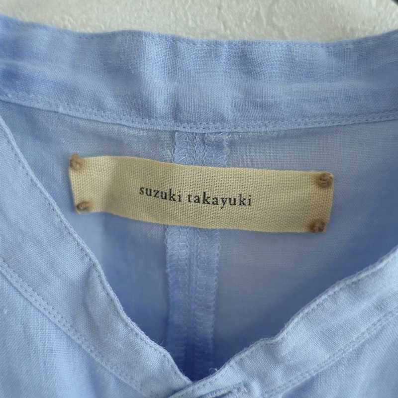 ��2025/����/���5���ۥ����������業 suzuki takayuki band-sleeve tunic ����˥å��֥饦��  - (1-2605-290)��91F62��