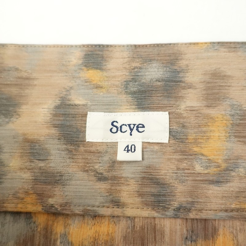 ������/���7.1���ۥ��� Scye Chine a labranche Maxi Length skirt  40 (sk2-2511-355)��41L52��