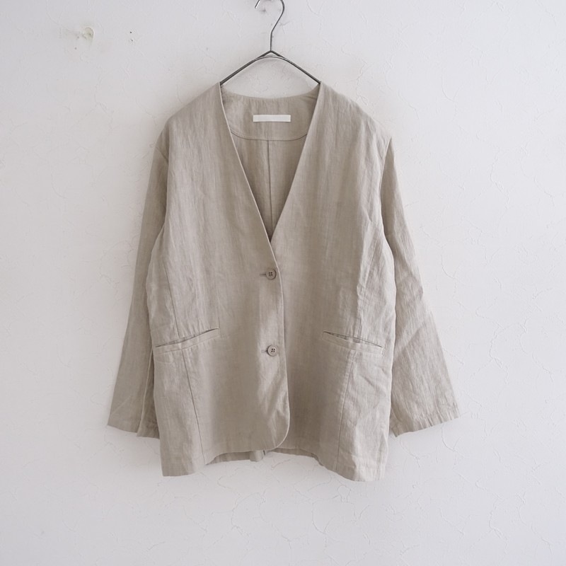 ��2025/���4.7���ۥ������२���� evam eva water linen jacket  M (jjk27-2606-107)��11G62��