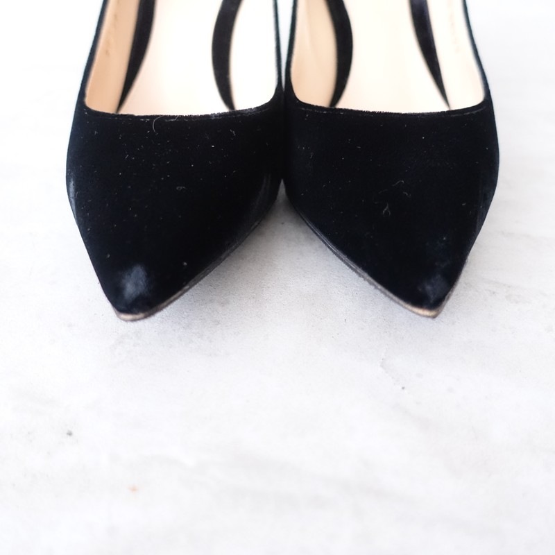 �����7.3���ۥ��������� ���å� Gianvito Rossi GIANVITO70 �ҡ���ѥ�ץ�  35.5 (sh84-2603-68)��62D62��