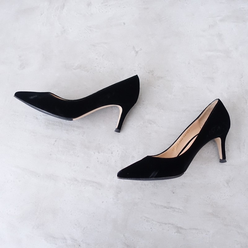�����7.3���ۥ��������� ���å� Gianvito Rossi GIANVITO70 �ҡ���ѥ�ץ�  35.5 (sh84-2603-68)��62D62��