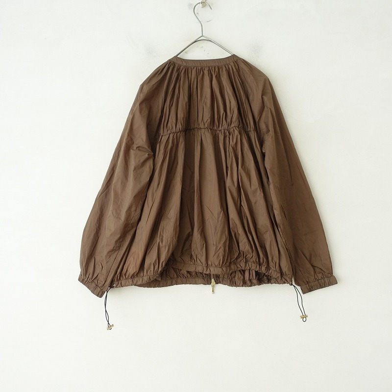 ourhome たっぷりギャザーのきれいめブルゾン ourhome たっぷりギャザーのきれいめブルゾン