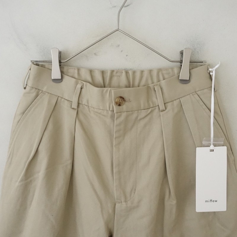 ��̤����/���3.3���ۥߥե塼 miffew 2TUCK DOWN TROUSERS  2 (2-2603-382)��61D62��