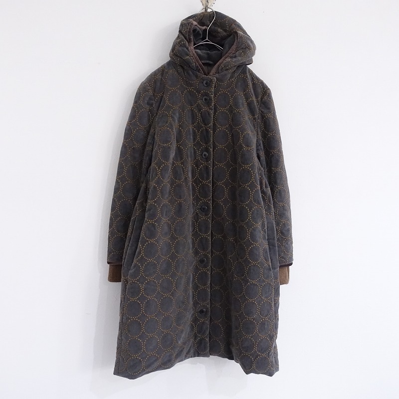 ミナペルホネン mina perhonen tambourine ダウンコート 40 (jk4-2501