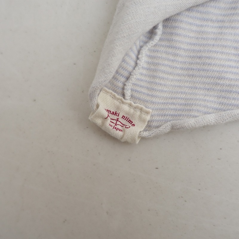 【定価1.4万】タマキニイメ tamaki niime *nuime くるfuto カットソー*ライトグレー系玉木新雌(33-2506-492)【32G52】 tamaki niime 【定価1.4万】タマキニイメ *nuime くるfuto