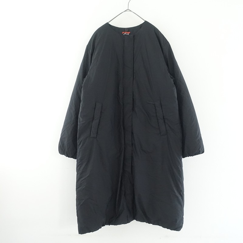 美品/定価4.4万】ナンガ NANGA ノーカラーダウンコート JPN WL,USA WM