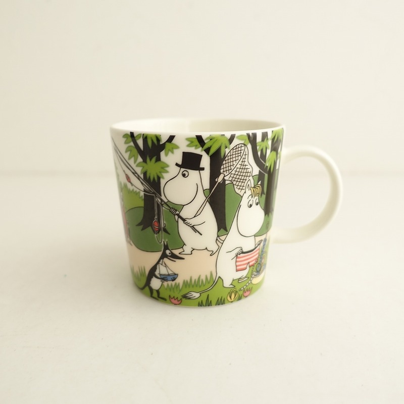 北欧】美品/2018年夏限定/アラビア ARABIA MOOMIN ムーミンマグ Going