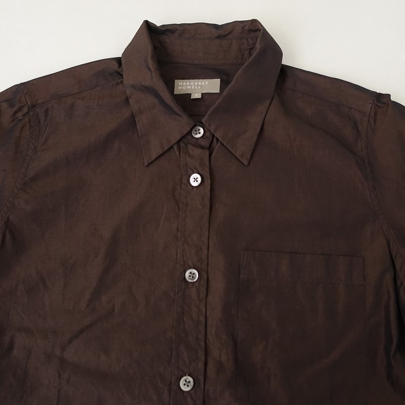 �����3.4���ۥޡ�����åȥϥ����� MARGARET HOWELL FINE COTTON CHAMBRAY �����  1 (1-2604-556)��62E62��