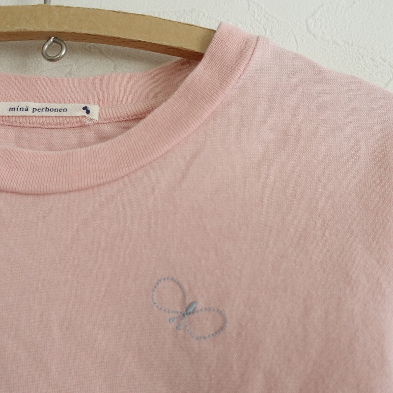 ��2023-24AW�ۥߥʥڥ�ۥͥ� mina perhonen choucho���롼�ͥå�����֥������꡼T�����  140/10Y (2-2412-237)��01A52��