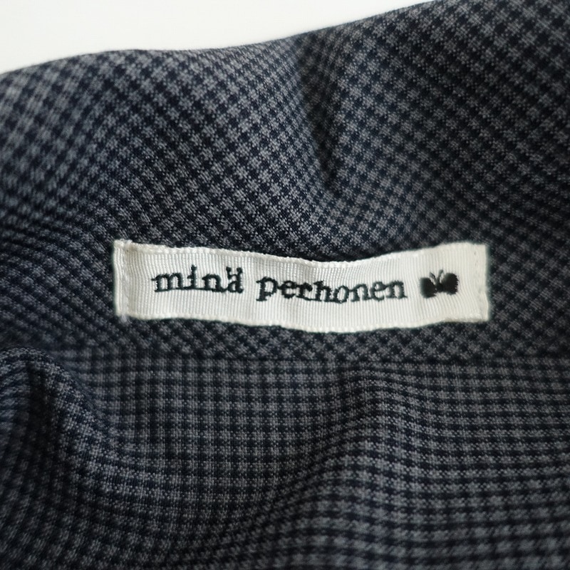 定価7.2万】ミナペルホネン mina perhonen robin ウールシルクチェック