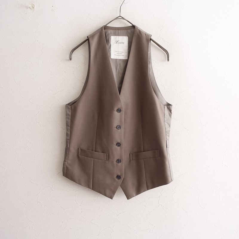 ������/���3.9���ۥꥸ������ Lisiere Worsted Wool Vest ���Ǻ����إ٥���  - (25-2512-417)��90A62��