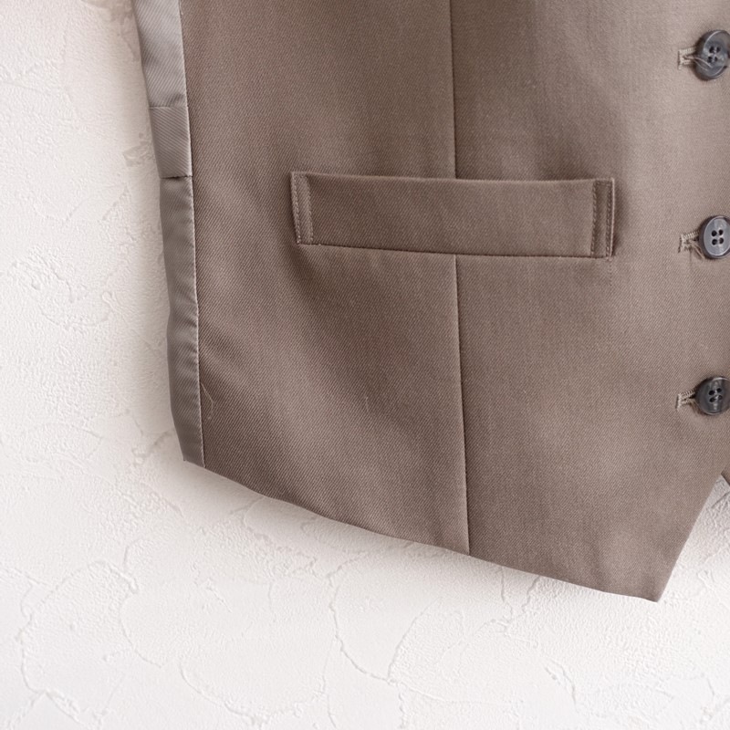 ������/���3.9���ۥꥸ������ Lisiere Worsted Wool Vest ���Ǻ����إ٥���  - (25-2512-417)��90A62��