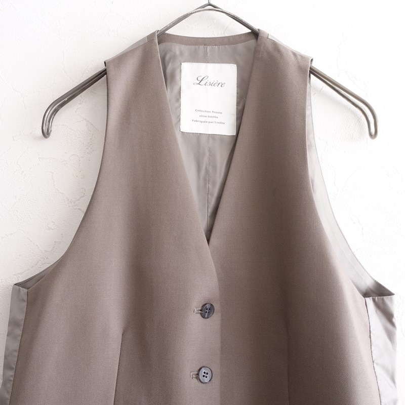 ������/���3.9���ۥꥸ������ Lisiere Worsted Wool Vest ���Ǻ����إ٥���  - (25-2512-417)��90A62��