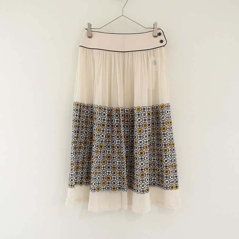 美品/2022SS】ミナペルホネン mina perhonen piha スカート 36 (sk25  