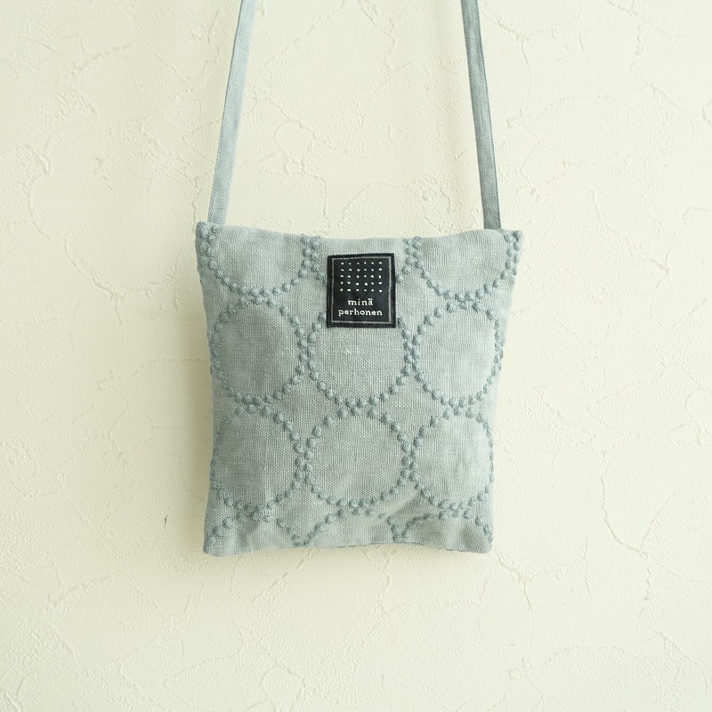2024SS/美品】ミナペルホネン mina perhonen tambourine pocket bag