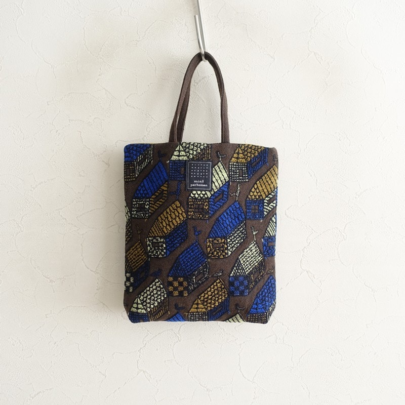 ミナペルホネン トーストバッグ ビレッジ 美品/定価1.1万】ミナペルホネン mina perhonen village toast bag