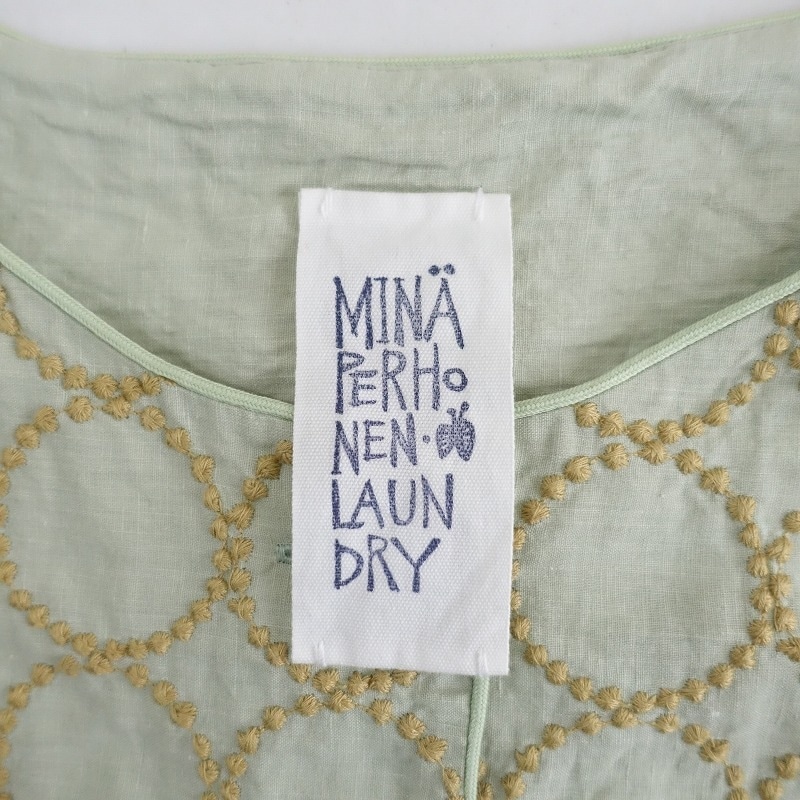 �ߥʥڥ�ۥͥ���ɥ꡼ mina perhonen laundry tambourine ����ĥ��㥱�å�  38 (jk4-2502-28)��80C52��
